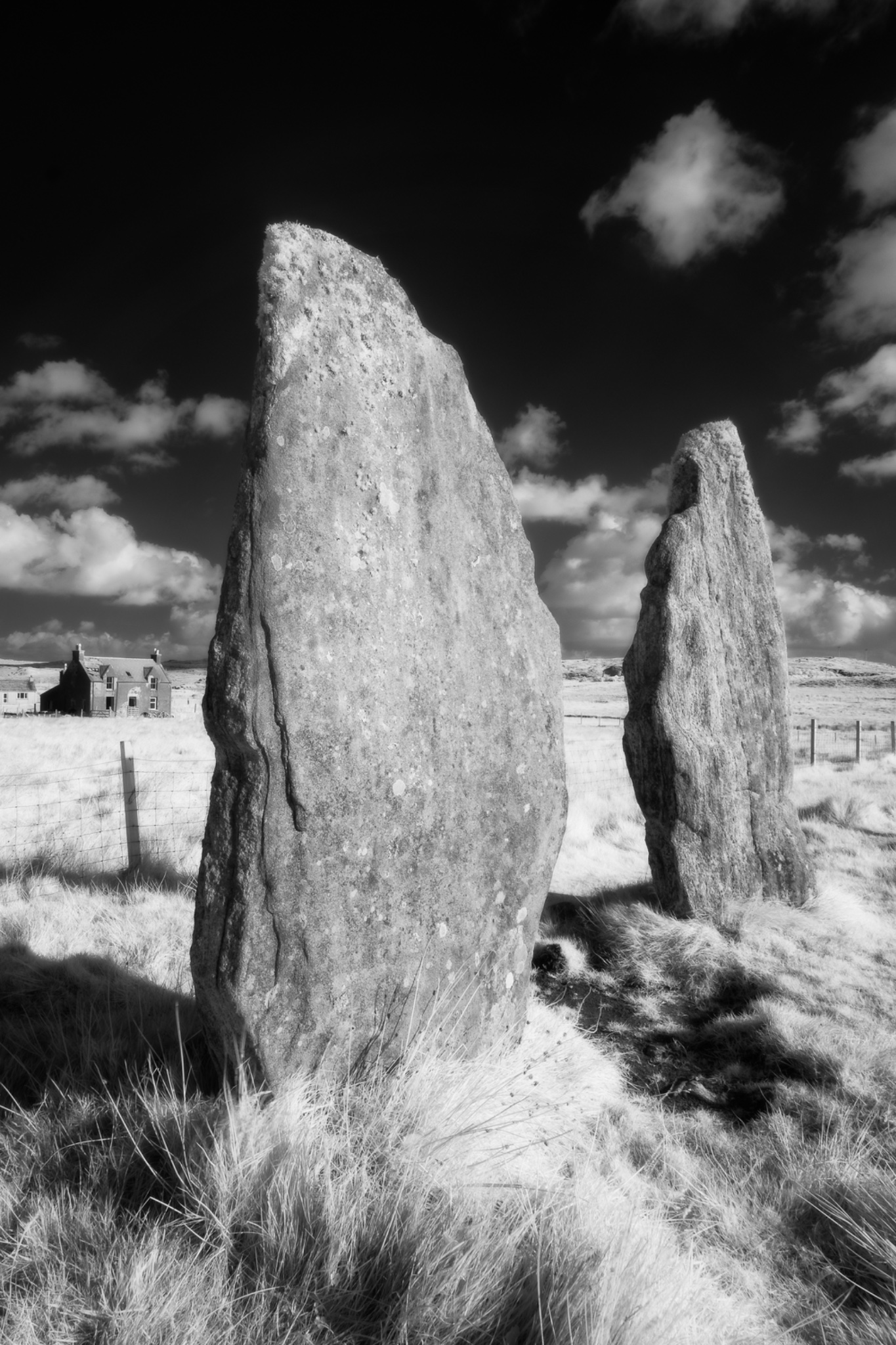 Callanish Stone Circle (No 2), Isle of Lewis, Scotland.